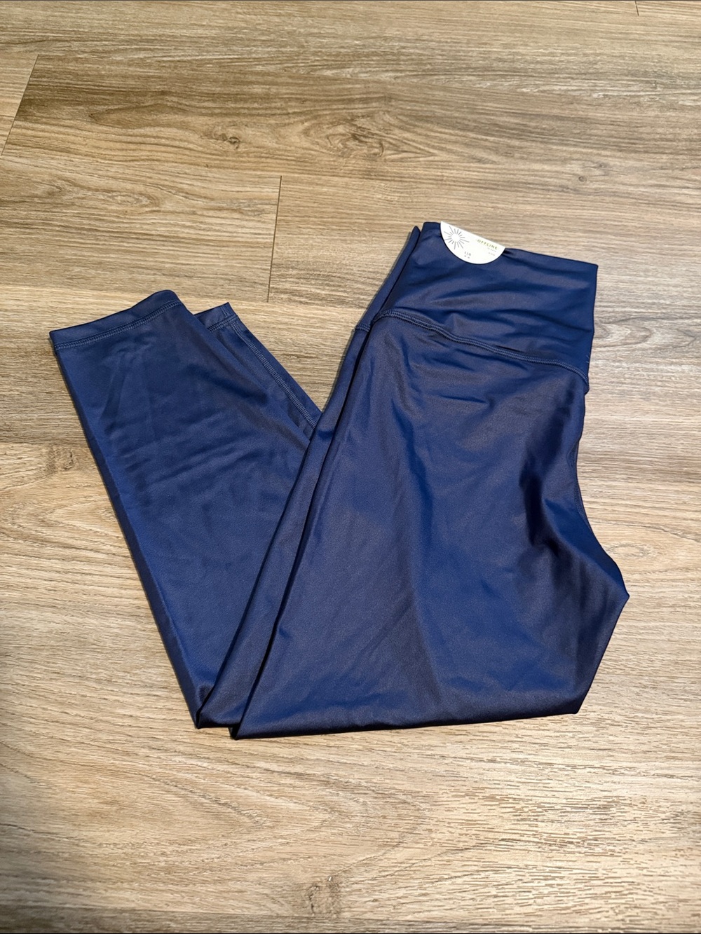 aerie High-Waist Navy Leggings
